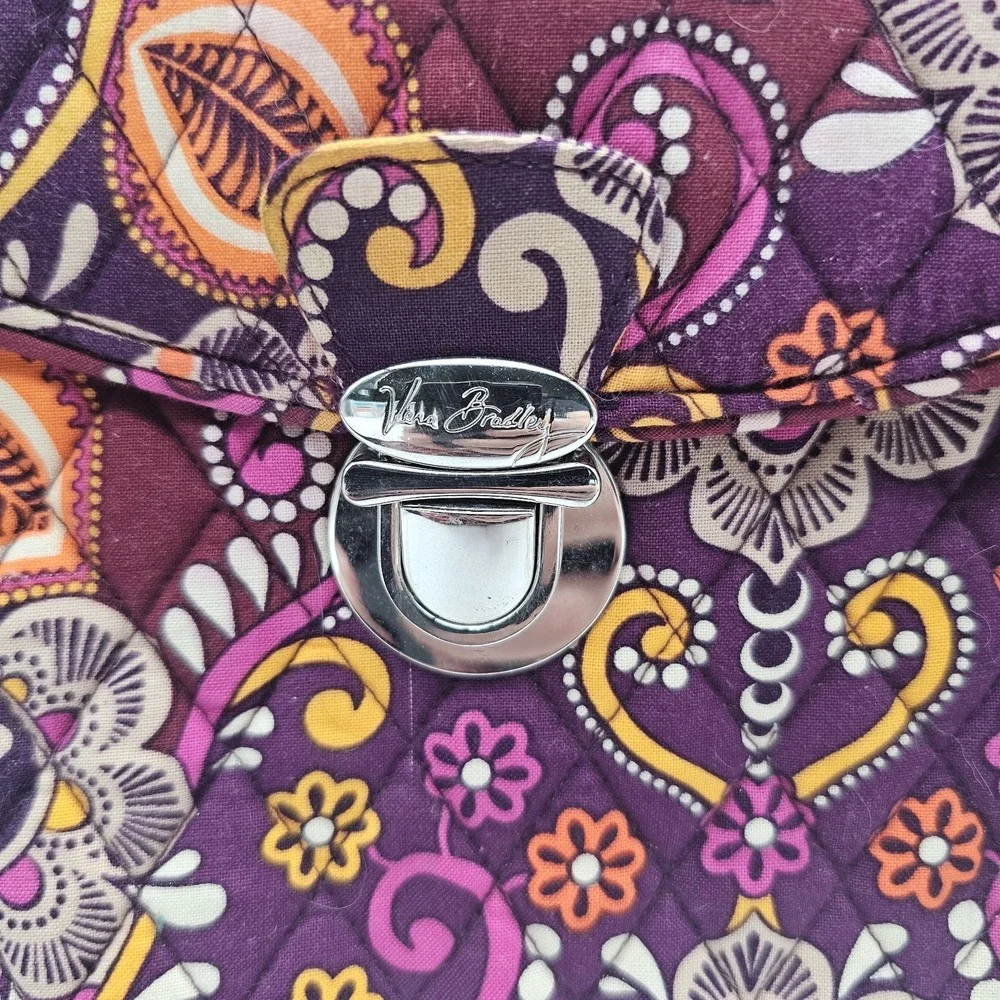 Vera Bradley Safari‎ Sunset Attache Shoulder Messenger Bag Retired